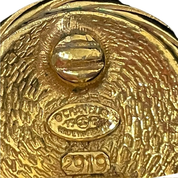 Chanel 1993 Coco Mark Woven Rope Earrings - Picture 5 of 5